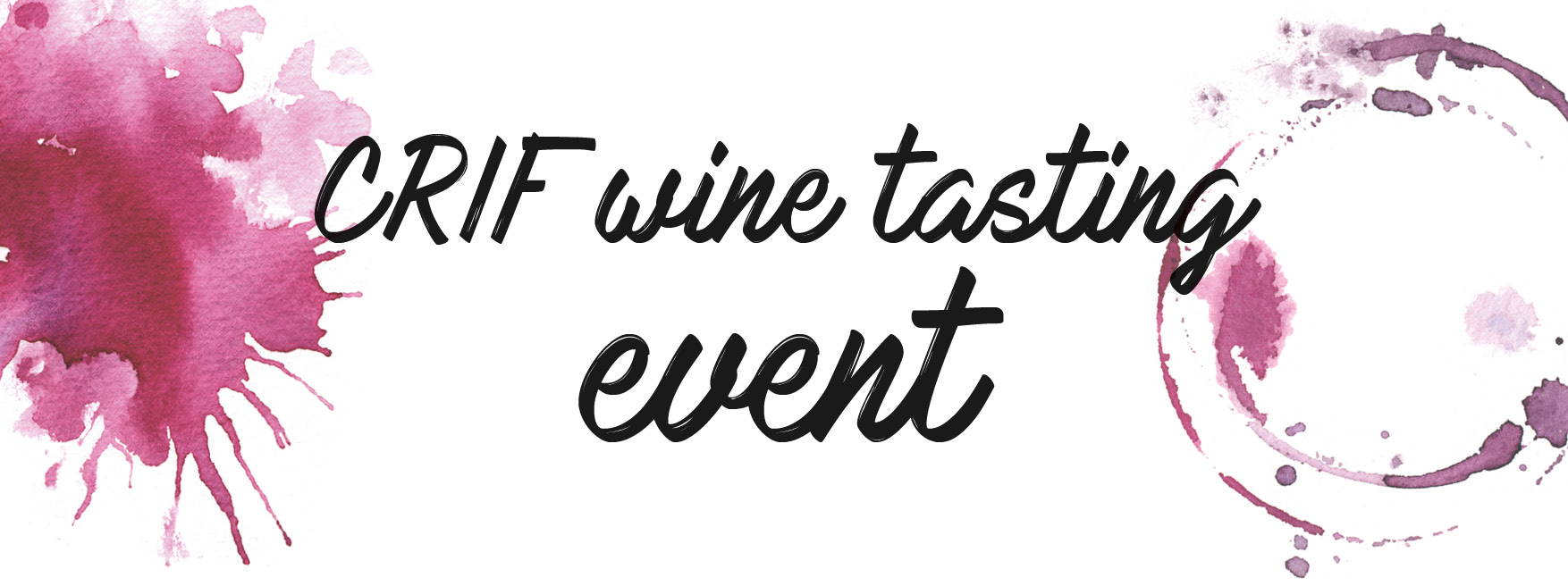 CRIF wine tasting event